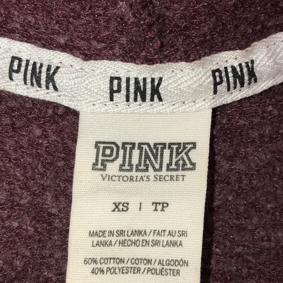 *SOLD* PINK VS Zip Up Hoodie💖 - Picture 6 of 6